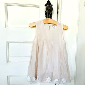 Toddler cream dress
